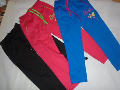 Tepláky délka 71-75 cm vel 122-140, 128 / 134 / 140