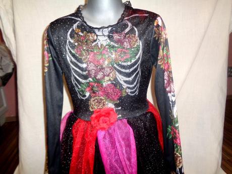 Karneval - královna halloween - 8-10 let,