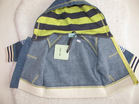 Bavlněná mikina s kapucí, 62