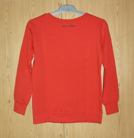 Červená dámská tenká mikina ola voga, s