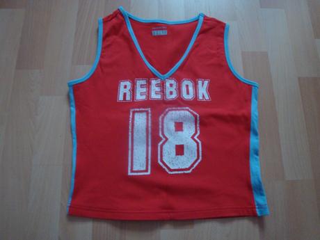 Tílko sportovní reebok - červené, vel. 40/42, reebok,l