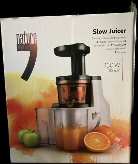 Odšťavňovač šnekový, pomaloběžný 150w nature7,