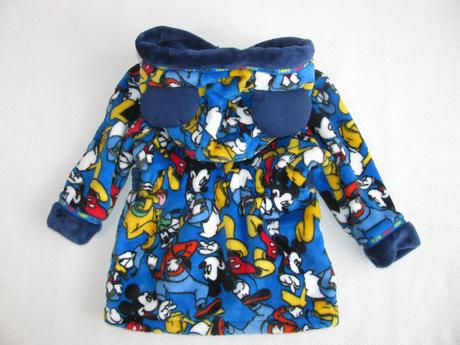 Fleecový župan s kapucí - mickey mouse, disney,74