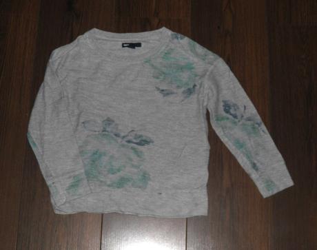 Dívčí šedá mikina - vel.122, george,122