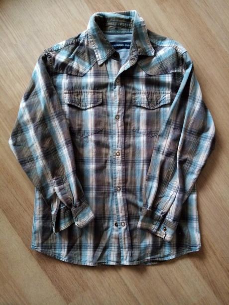 Košile, blue base,128