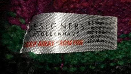 Pruhovaná vesta vel. 110, debenhams,110