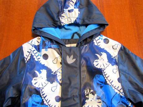 Nepromokavá pogumovaná bunda s dinosaury vel 86-92, lupilu,92