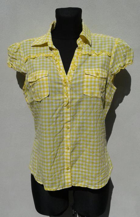 Plátýnková košile blůzka papaya - vel.40/42, papaya,40