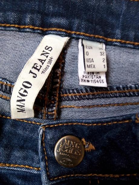 Šortky zn."mango jeans" vel."34", mango,34