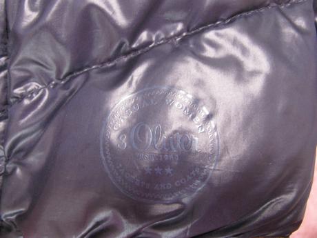 Péřová prošívaná vesta inkoustově fialová s.oliver, s.oliver,38