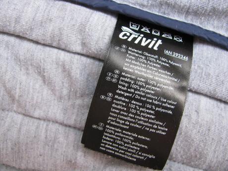 Přechodná tmavě modrá prošívaná bunda, crivit,38