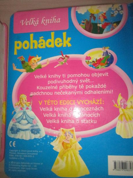 2 ks knížek pohádek,