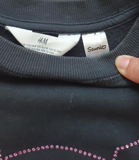 Mikina vel . 164 kuromi, h&m,164
