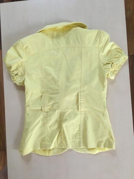 Žlutý top/sáčko, vel m, amisu, amisu,m