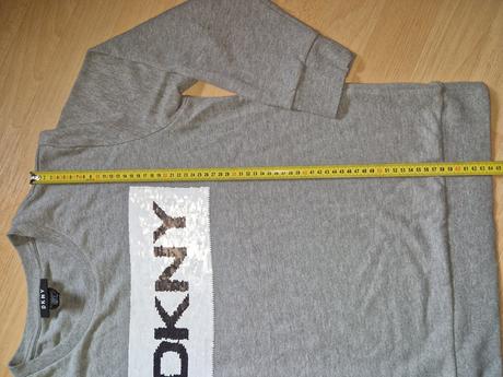 Mikina šedá měnící nápis dkny, dkny,m