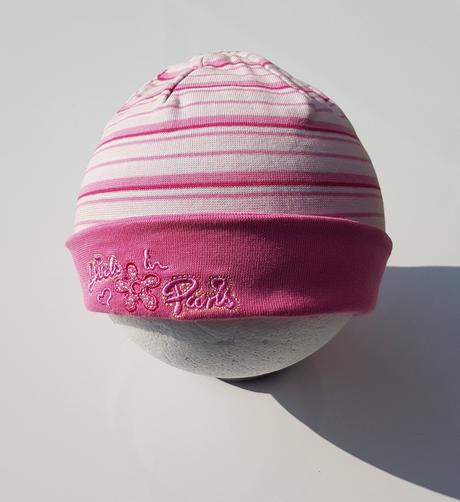 F163 dívčí bavlněná čepice vel. 104, 104