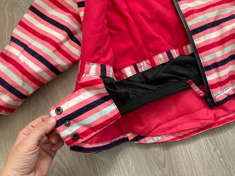 Zimní pruhovaná bunda, crivit,98