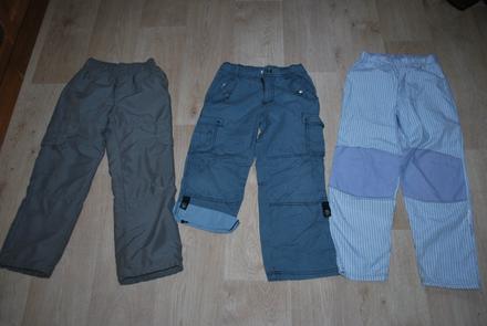 2x kalhoty i jednotlivě, topolino,122