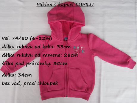 Tepláková mikinka zn. lupilu, lupilu,74