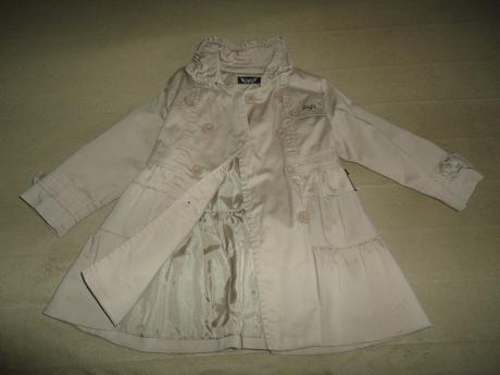 Jarní/podzimní kabátek/trenčkot vel. 12-18 měsíců, 80