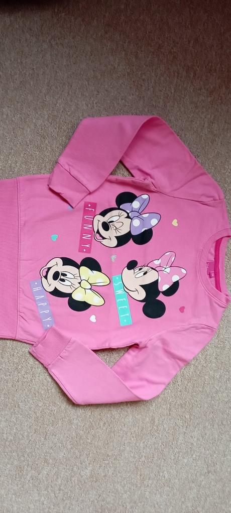 Mikina s minnie zn."disney" vel."134", disney,134