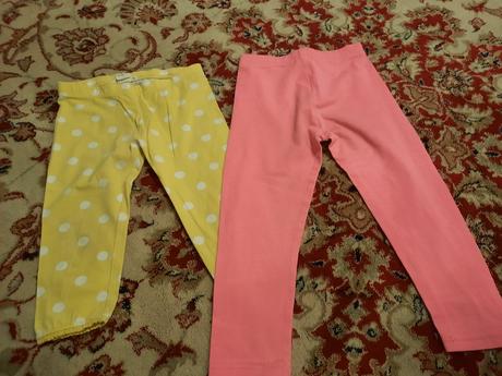 2x legíny - daruji, h&m,104