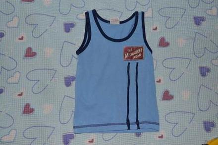 Modré tílko, zn. aneta style, 86