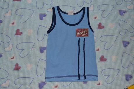 Modré tílko, zn. aneta style, 86