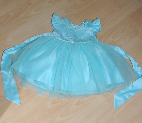 Slavnostní společenské zelené šaty družička, 80