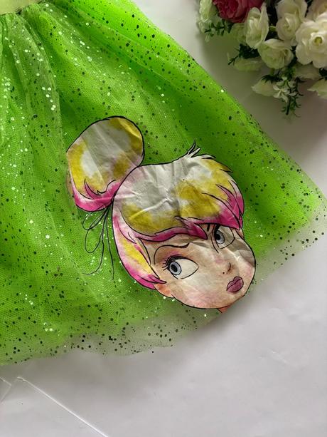 An8/ sukně tylova zvonilka - v.cca 8 /10 let, disney,128