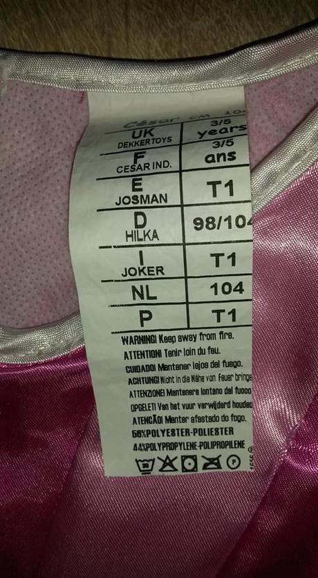 Kostým lazy town stephanie 3-5 let, 