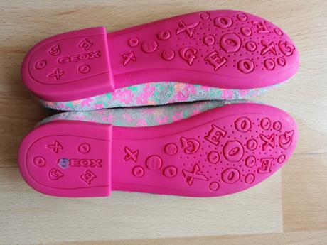 Boty & balerinky  šedo-růžové geox vel. 31, geox,31