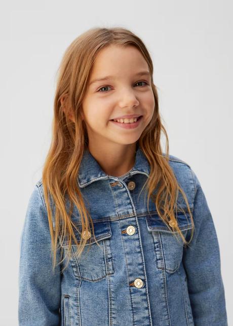 Holčičí džínová bunda mango světlá vel. 128, mango,128