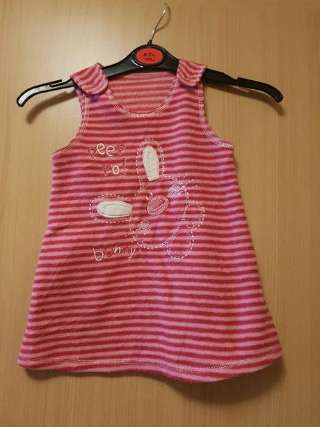 Krásné fleesové šaty značky george, vel.3-6 měsíců, george,62