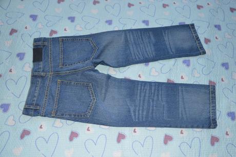 122 bavněné džíny regulace v pase, denim,122