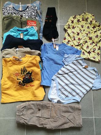 Mix chlapeckého oblečení 12ks 86-98, 86–98