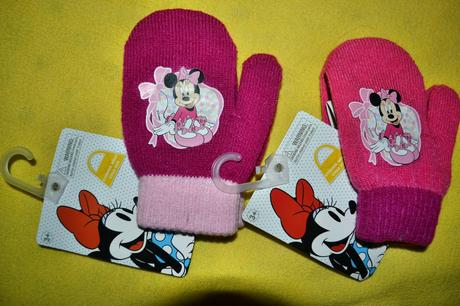 Rukavice palčáky s minnie v.74-92, disney,74 / 80 / 86 / 92