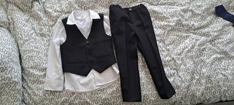 Společenský komplet h&m košile, vesta,kalhoty, 104