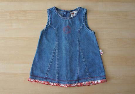 Krásné riflové šatičky vel.74. baby club c&a., baby club,74