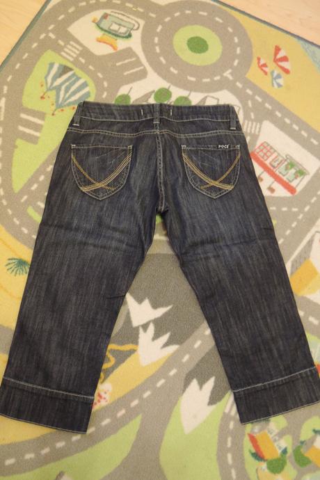 Džínové 3/4 kalhoty, 38