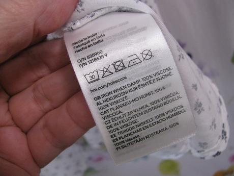 Letní zavinovací viskozové šaty h&m, h&m,152