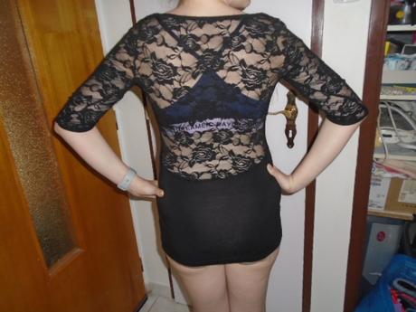 Tričko krajka vel s - 164, 158