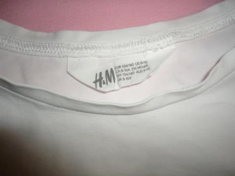 V top stavu triko hm, vel. 8-10 let, h&m,134