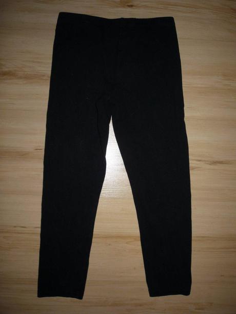 Černé 3/4 leginy, nutmeg,140