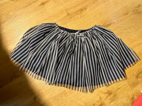 Pruhovaná tutu sukýnka, h&m,134