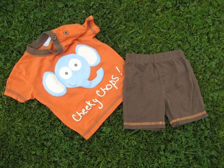 Souprava-(triko+kraťasy)-zn.cherokee,vel.74/80, cherokee,74