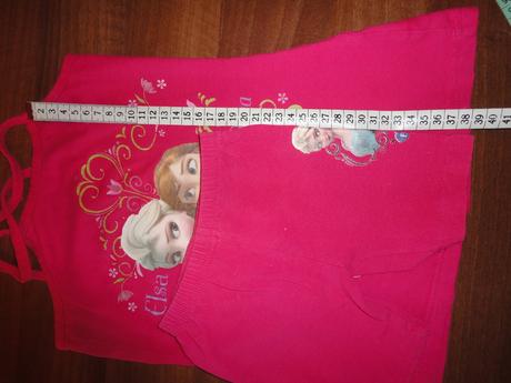 Šaty + kraťase ledové království, disney,92