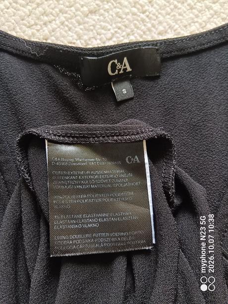 Šaty zn."c&a" vel."s", c&a,s
