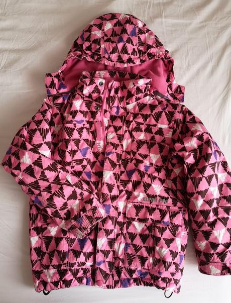 Zimní bunda s kapucí, alpine pro,128