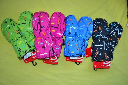 Rukavice palčáky šusťákové, uvnitř fleece,92-122, 92 - 122